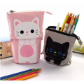 Cute Pen Bag Pencil Box Pencilcase Pencil Bag Flexible Big Cat Pencil Case Fabric Quality School Supplies Stationery Gift